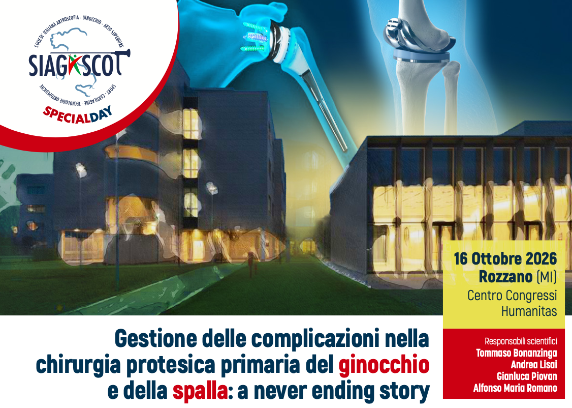 Gestione delle complicazioni nella chirurgia protesica primaria del ginocchio e della spalla: a never ending story
